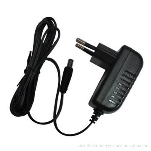 9V500mA AC/DC switching adapters with EU plug and certifications